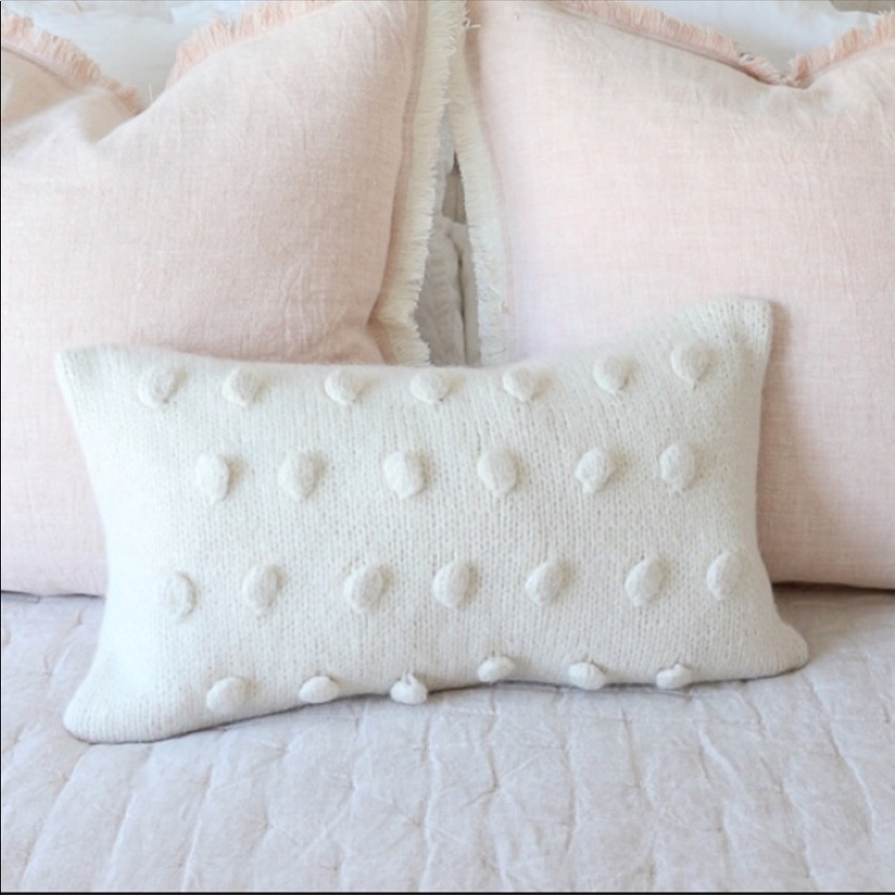NWT! Serena and Lily Auckland pillow cover ivory
